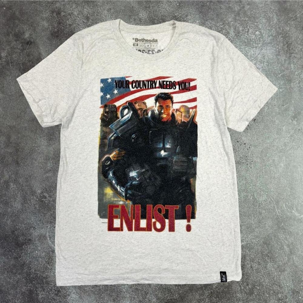Fallout "Enlist" Tee Size Medium